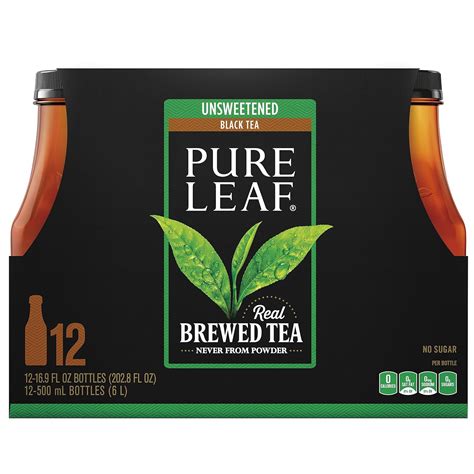 Pure Leaf Unsweetened Iced Tea, Real Brewed Black India | Ubuy