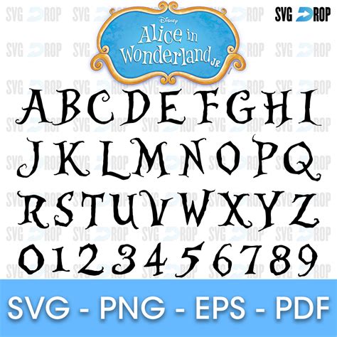 Alice In Wonderland Font