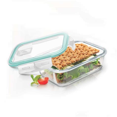 Buy Treo Hi Borosilicate Clip Fresh Rectangular Container Online at ...