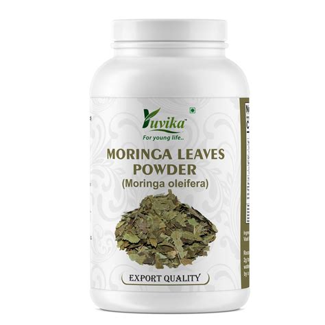 Yuvika Moringa Leaves Powder - Moringa Oleifera - Sohjana Patti Powder ...