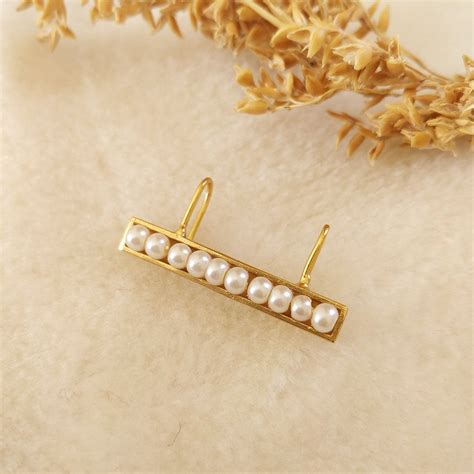 Gego Gold Pearl Ear Clip – SADGI