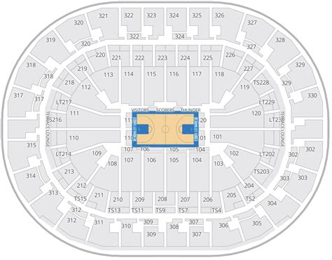 Discover the Best Seats with the Thunder Seating Chart - Barrystickets.com