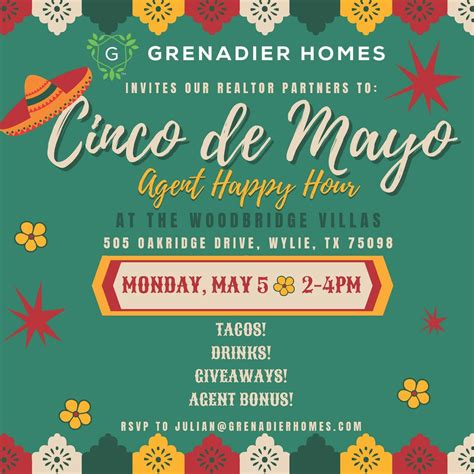 Cinco de Mayo Agent Happy Hour at Woodbridge Villas, 505 Oakridge Drive ...