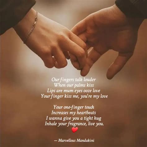 Our fingers talk louder ... | Quotes & Writings by Mandakini | YourQuote