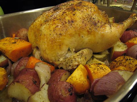 Classic Roasted Chicken and Vegetables - Apple A Day