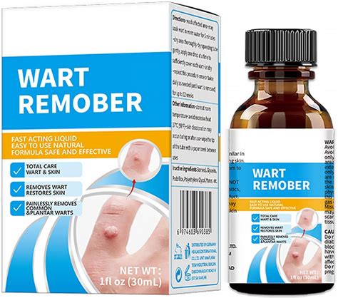Wart Remover- Remover Natural Formula Wart Liquid Designed for Warts ...