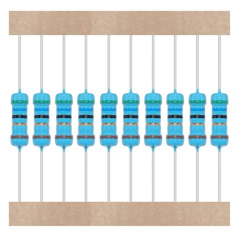 1/2W Resistor Kit 40 Values 400Pcs 1/2 Watt Metal | Ubuy India