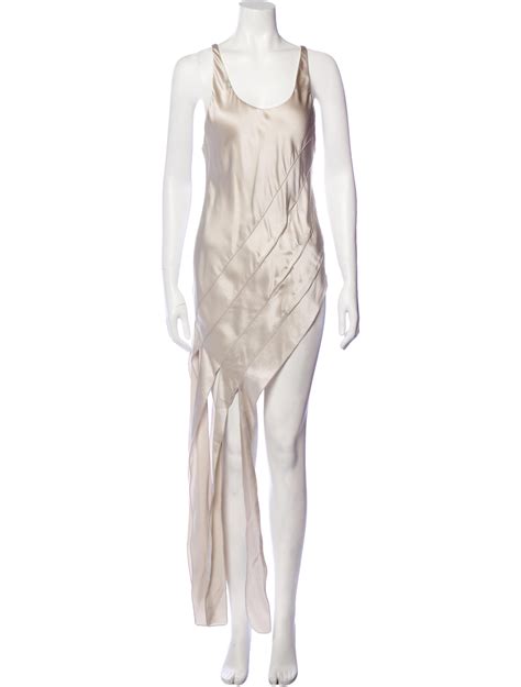Alexander Wang Silk Long Dress - Neutrals Dresses, Clothing - ALX127785 ...