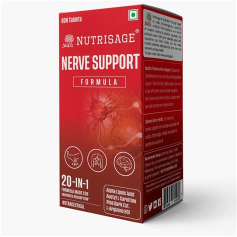 Nutrisage Nerve Support Formula- Neuropathy Support Supplement, with ...