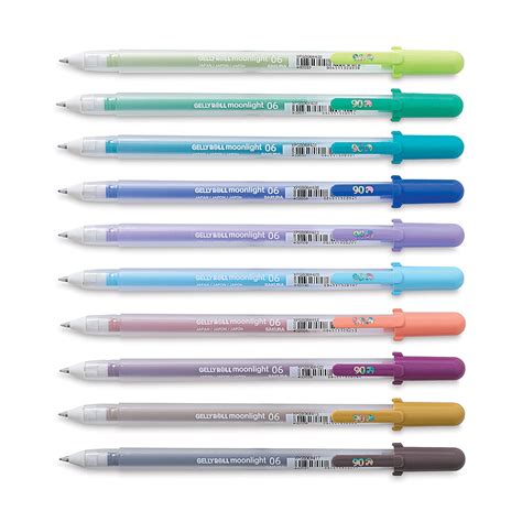 Sakura Gelly Roll Moonlight Pens - Pastel and Dark Colors, Set of 10 ...