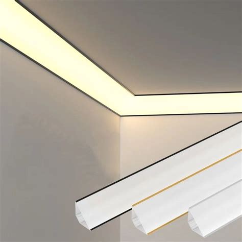 Corner LED Diffuser Channel - 45 Degree Angle