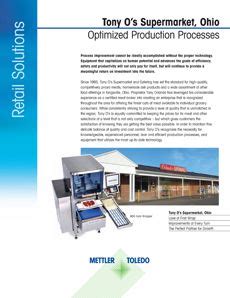 Tony O's Supermarket and the 880 Auto Wrapper - METTLER TOLEDO