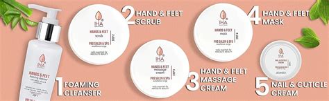 IHA Herbal Manicure and Pedicure Kit - Soothing and Refreshing Spa Kit ...