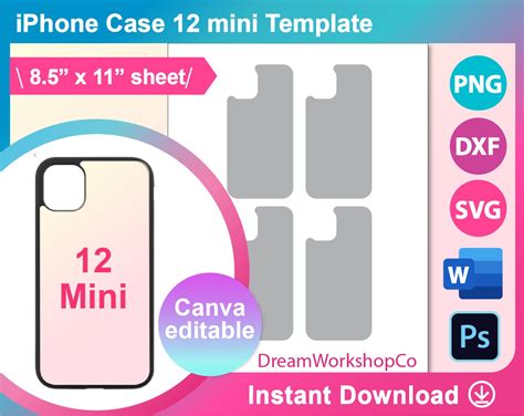 Iphone Case Template Psd