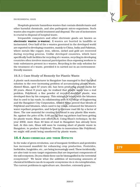 Environmental Issues - NCERT Book of Class 12 Biology