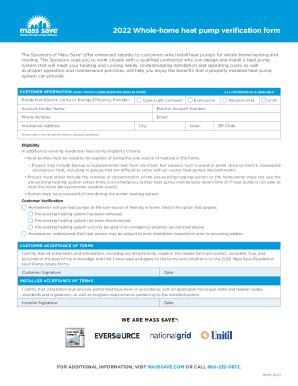 Fillable Online 2022 Residential air source heat pump rebate form Up to ...