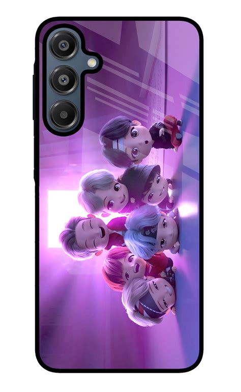 Buy Now BTS Chibi Glass Case for Samsung A16 5G Online | Casekaro