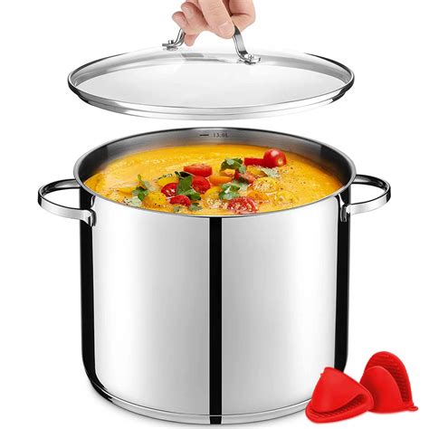 Buy GOURMEX Tango Induction Stockpot | Stainless Steel Pot With Glass ...