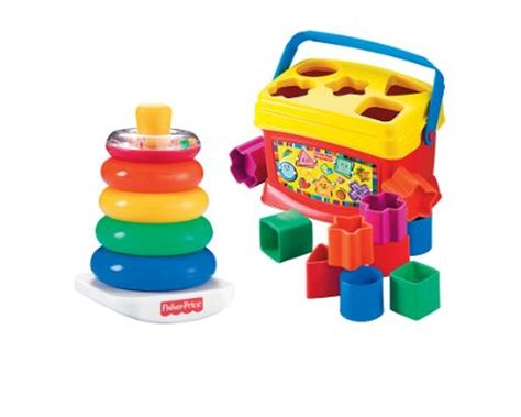 Fisher-Price Baby's First Blocks and Rock Stack Bundle - Babies Getaway