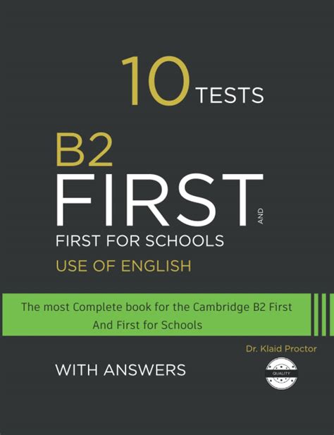 B2 FIRST Use of English: 10 Practice Tests for the India | Ubuy