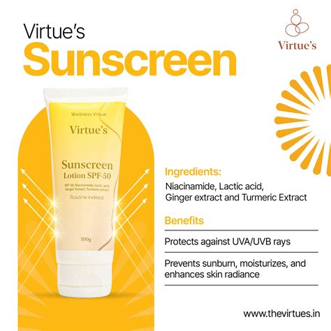 Virtue's Protection Sunscreen SPF 50 PA+++ – VIRTUE`S