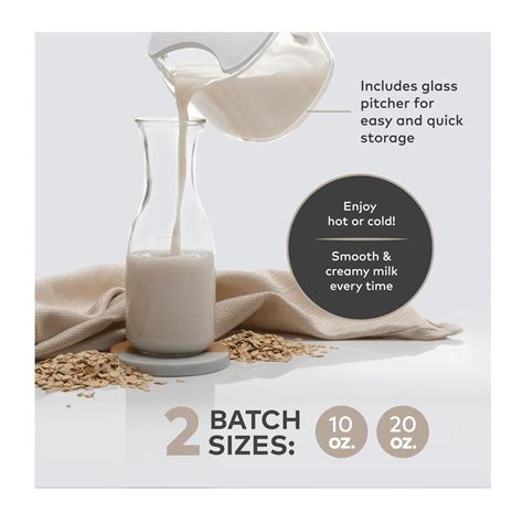 Buy ChefWave Milkmade Non-Dairy Milk Maker (Silver/Black) with 6 ...