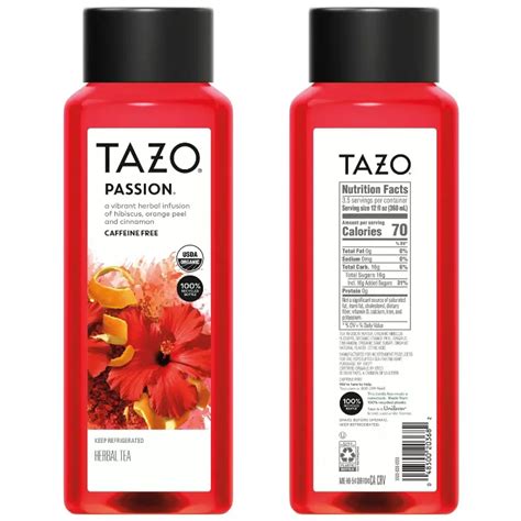 Tazo Passion Hibiscus Iced Tea reviews ratings & information - Bev Rank