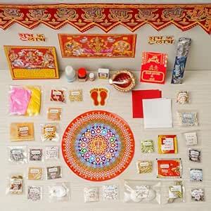 iinfinize Diwali Worship kit 41 Items Ganesh Laxmi Pooja Set Complete ...