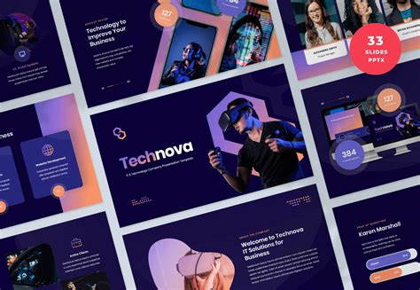 PowerPoint Templates Technology Theme 的图像结果