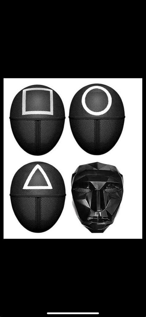 Netflix Black Party Masks | Mercari