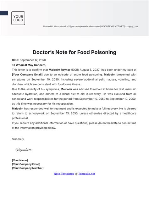 Free Hospital Emergency Room Doctors Note Template to Edit Online