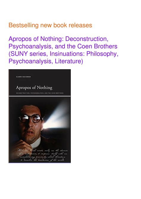 PPT - read⚡ Apropos of Nothing: Deconstruction, Psychoanalysis, and the ...