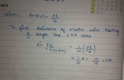 A wire of given material having length l and area of cross section A ...
