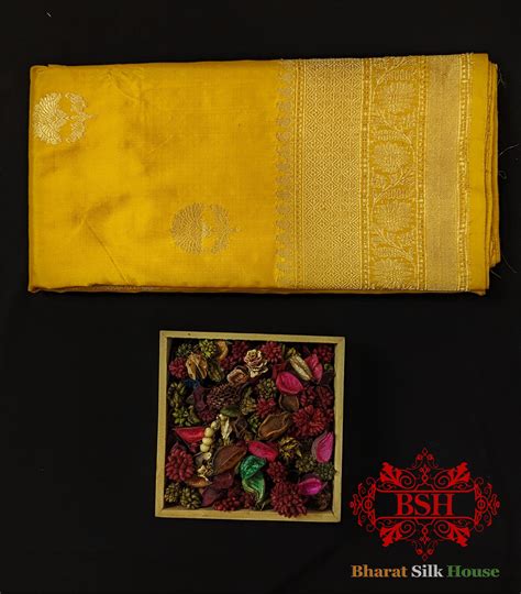Pure Banarasi Handloom Katan Silk Antique Zari Saree In Shades Of ...
