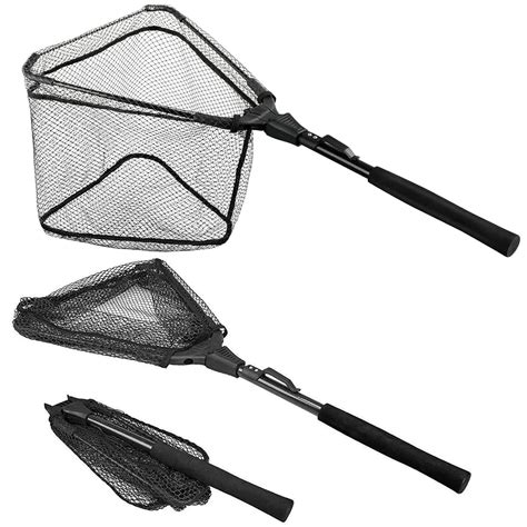 Buy PLUSINNO Fishing Net Fish Landing Net, Foldable Collapsible ...