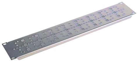 7151300 Rittal | Rittal Clear Sheet Steel Mount Panel, 2 U 482.6mm ...