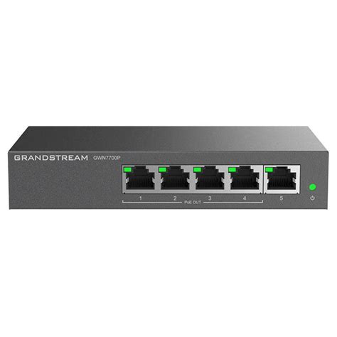 Buy Grandstream 5-Port Unmanaged Network PoE Switch GWN7700P Online at ...