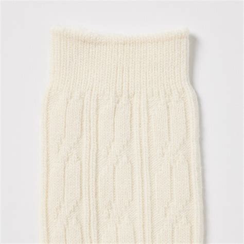 Uniqlo Socks For Cheap - Uniqlo Heattech Cable Knit High Thermal Socks ...
