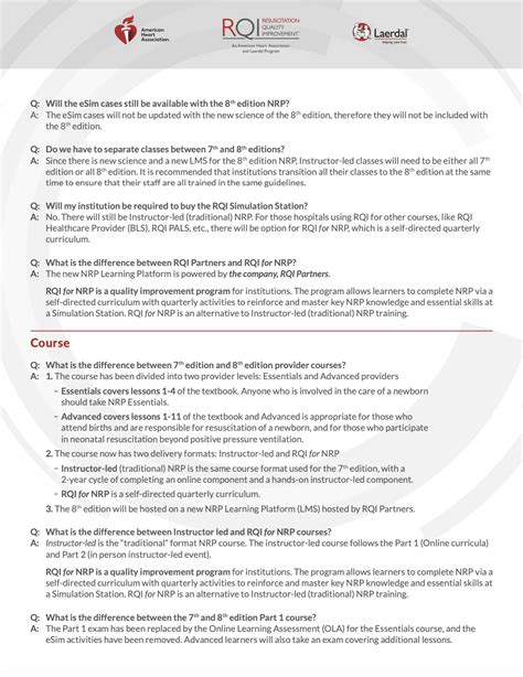 Neonatal Resuscitation Program (NRP) 8th Edition Provider Curriculum ...