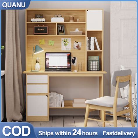 Study and Computer Table with Book Shelf 的图像结果