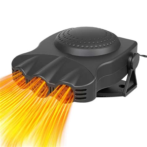 Aoibox 12V 200W Portable Car Heater Defroster with 360 Degree Rotation ...