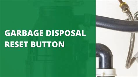 Garbage Disposal Reset Button Not Working 的图像结果