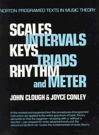 Buy Scales Intervals Keys Triads Rhythm & Meter: A Self–Instruction ...
