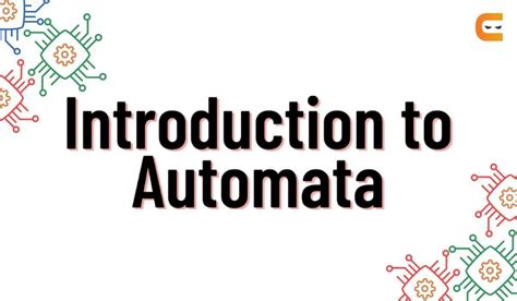 Image result for Introduction to Automata in Computer
