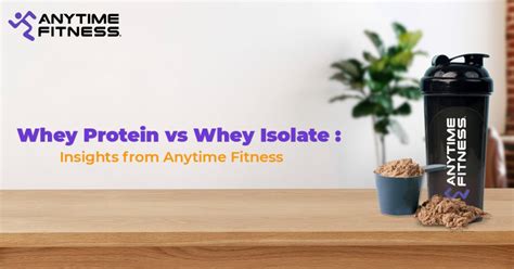 Whey Protein vs. Whey Isolate: Insights from Anytime Fitness