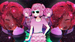 Doki Doki Literature Club Natsuki Doki Doki Literature Club Vaporwave ...