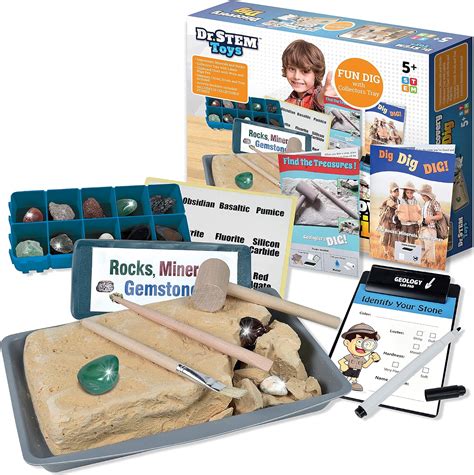 Buy Ben Franklin Toys Discovery Rock & Gem Dig Set Kids Science ...