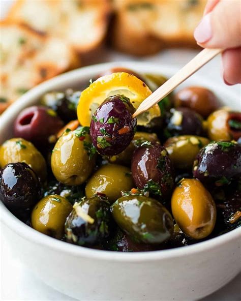 The Most Delicious Marinated Olives Recipe - LazyDayRecipes