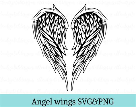 Heart Shaped Angel Wings