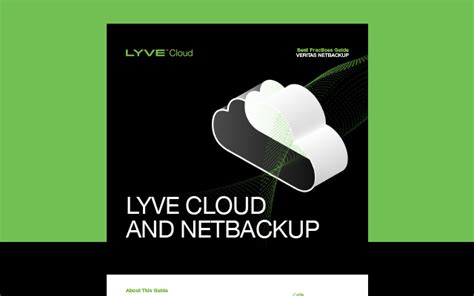 Seagate Veritas Backup Solutions | Lyve Cloud Storage as a Service ...